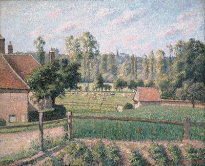 Prærien i Eragny, 1889 af Camille Jacob Pissarro