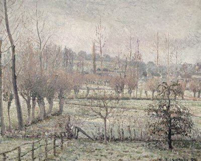 Sneeffekt ved Eragny, 1894 af Camille Jacob Pissarro