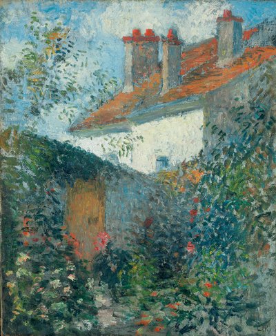 Studie ved Pontoise, ca. 1878 af Camille Jacob Pissarro