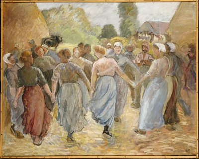 Cirklen, ca. 1884 af Camille Jacob Pissarro