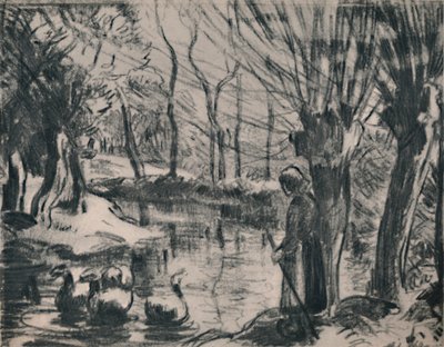 Gåsepigen, ca. 1870