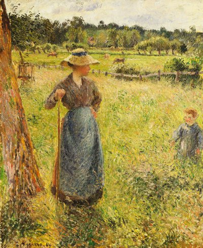 Hømageren, 1884 af Camille Jacob Pissarro