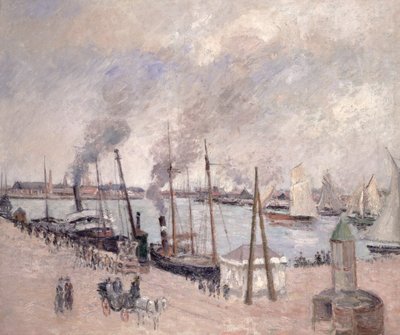 Le Havre Havn af Camille Jacob Pissarro