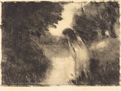 En Bader af Camille Pissarro