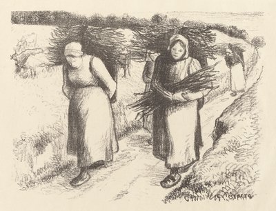 Brændebærere af Camille Pissarro