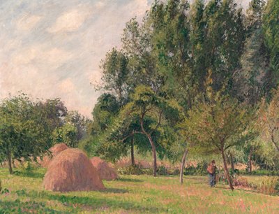 Høstakke, Morgen, Éragny, 1899. af Camille Jacob Pissarro