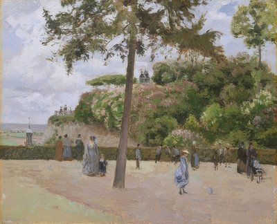 I Pontoise-parken. 1874 af Camille Jacob Pissarro