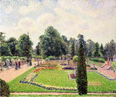 Kew Gardens - Path to the Great Glasshouse af Camille Jacob Pissarro