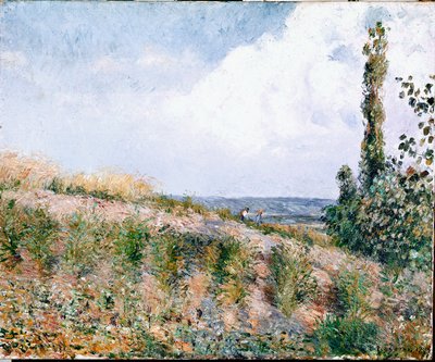 Landskab (olie på lærred) af Camille Jacob Pissarro