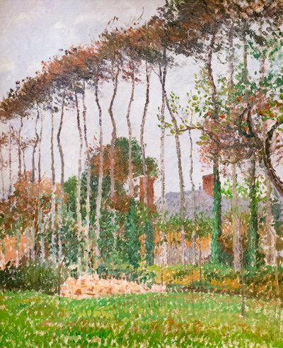 Landskab ved Varengeville, ca. 1889 (olie på lærred) af Camille Pissarro
