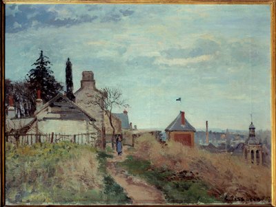 Retsbygningen i Pontoise Maleri af Camille Pissarro (1830-1903) 1872 Søn. 0,4x0,54m Paris, Musee d