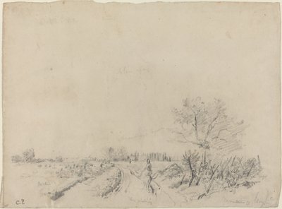 Montmorency Road, ca. 18501860. af Camille Pissarro