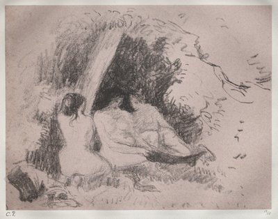 Nøgne kvinder af Camille Pissarro