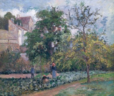 Frugtplantage ved Maubisson, Pontoise af Camille Jacob Pissarro