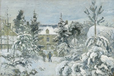 Piettes hus i Montfoucault, 1874 af Camille Jacob Pissarro