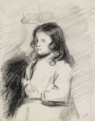 Portræt af Ludovic-Rodo Pissarro 1878-1952, c1883-1 af Camille Pissarro