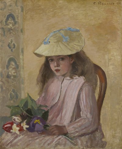 Portræt af kunstneren af Camille Pissarro
