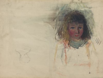 Kunstnerens søn Georges [verso] af Camille Pissarro