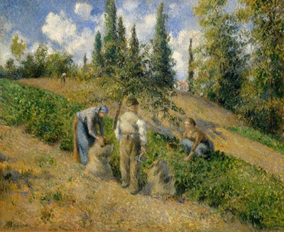 Høsten, Pontoise Høsten, Pontoise, 1881. af Camille Jacob Pissarro
