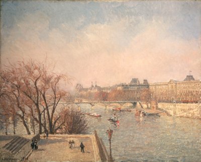Louvre: Morgen af Camille Pissarro
