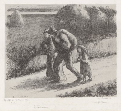 Vagabonderne af Camille Pissarro