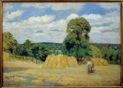 Høsten i Montfoucault i Mayenne Maleri af Camille Pissarro (1830-1903) 1876 Søn. 0,65x0,92 m Paris, musee d