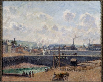 Udsigt over Dieppe, Duquesne Basin Maleri af Camille Pissarro (1830-1903) 1902 Søn. 0,54x0,65 m Paris, Musee d