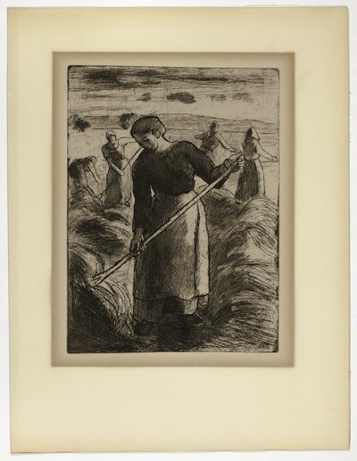 Kvinde Hømager hos Éragny af Camille Pissarro