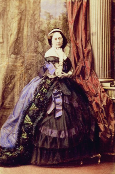 Hertuginden af Roxburgh (håndfarvet foto) af Camille Silvy