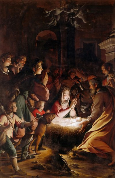 Hyrdernes tilbedelse, ca. 1615. af Camillo Procaccini