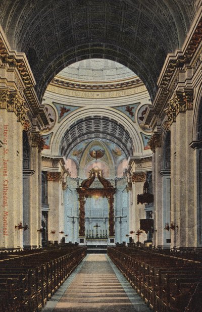 Interiør, St James-katedralen, Montreal, Canada (foto) af Canadian Photographer