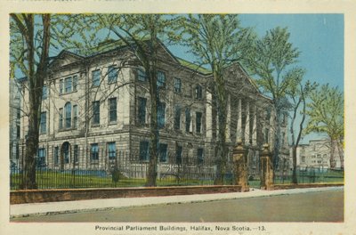 Provinsparlamentets bygninger, Halifax, Nova Scotia (farvefoto) af Canadian Photographer