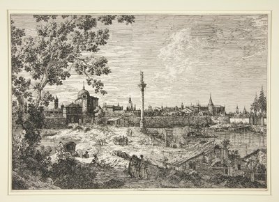 Imaginary View of Padua, fra serien Vedute (Views) af Canaletto (Giovanni Antonio Canal)