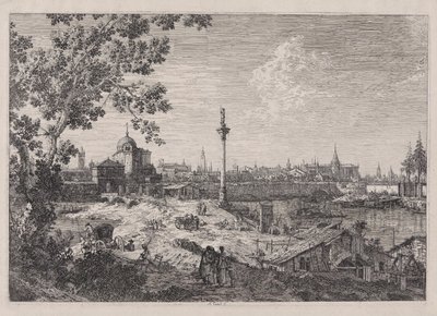 Imaginary View of Padua, fra serien Vedute (Views) af Canaletto (Giovanni Antonio Canal)