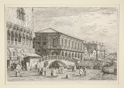 Le Preston, V., (Fængslet, Venedig]), fra serien Vedute (Views) af Canaletto (Giovanni Antonio Canal)