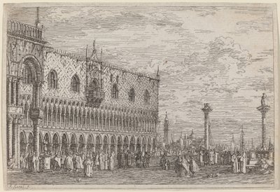 The Band Pier. v. af Canaletto