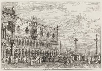 The Band Pier. V. [nederst til højre] af Canaletto