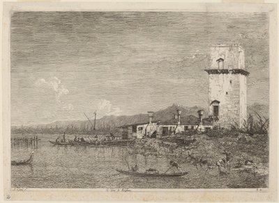 Tårnet af Malghera af Canaletto