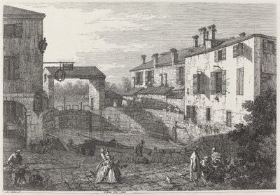 The Doors of the Dolo, ca. 17351746. af Canaletto