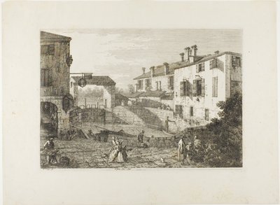 Le Porte Del Dolo, fra Vedute af Canaletto
