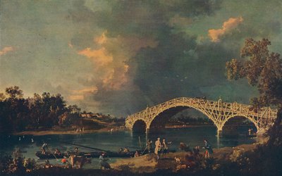 Old Walton Bridge, 1754 af Giovanni Antonio Canal
