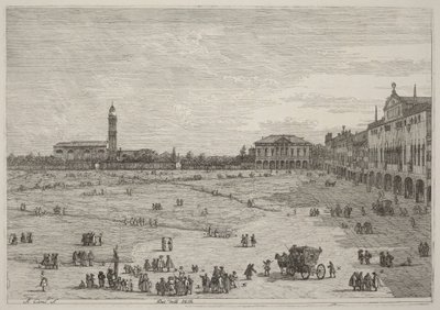 Prato della Valle af Canaletto