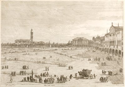 Prà della Valle, fra serien «Vedute» af Canaletto