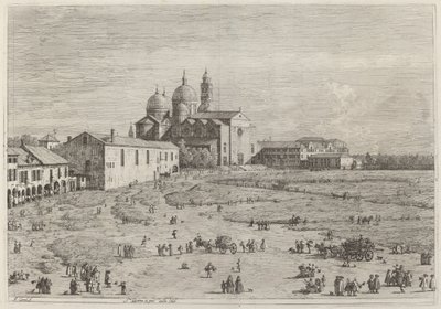 S. Giustina in pra della Vale af Canaletto