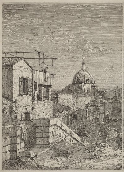 Huset med indskriften [til venstre] af Canaletto