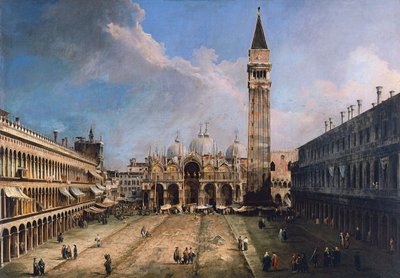 Piazza San Marco i Venedig, ca 1723-1724 af Giovanni Antonio Canal