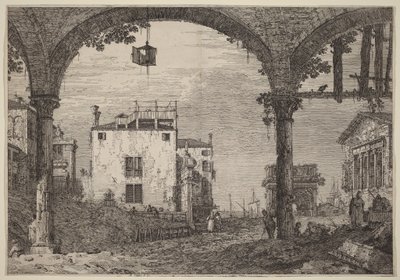 Søjlehallen med lanternen af Canaletto