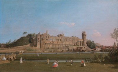 Warwick Castle af Canaletto