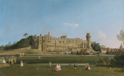Warwick Castle af Canaletto