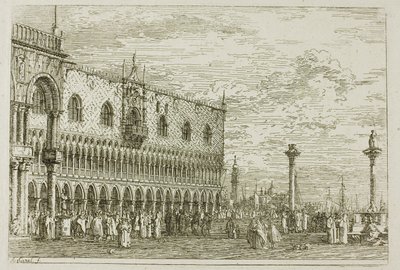 ved Piera del Band V, fra Vedute af Canaletto
